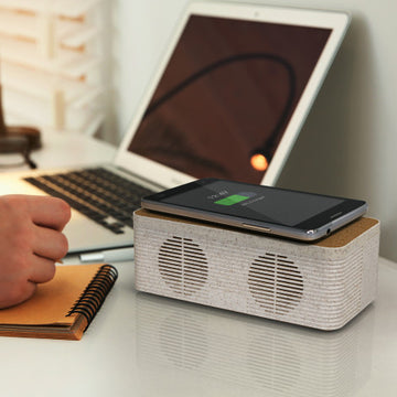 NATURA Oaken Speaker Wireless Charger - 121838-5